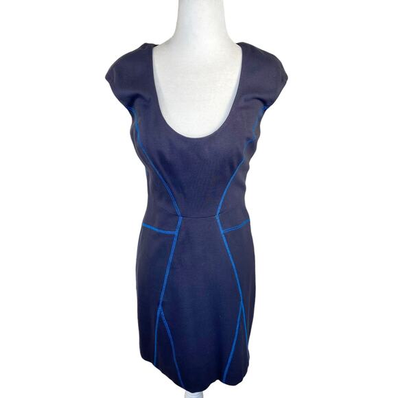 Rebecca Taylor Sheath Dress 4 Scoop Neck - Picture 1 of 10
